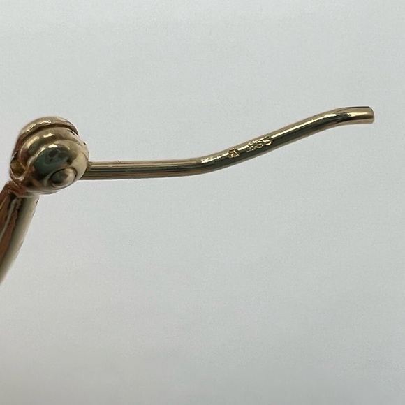 14k Solid Gold Hoop Earrings - Picture 8 of 16